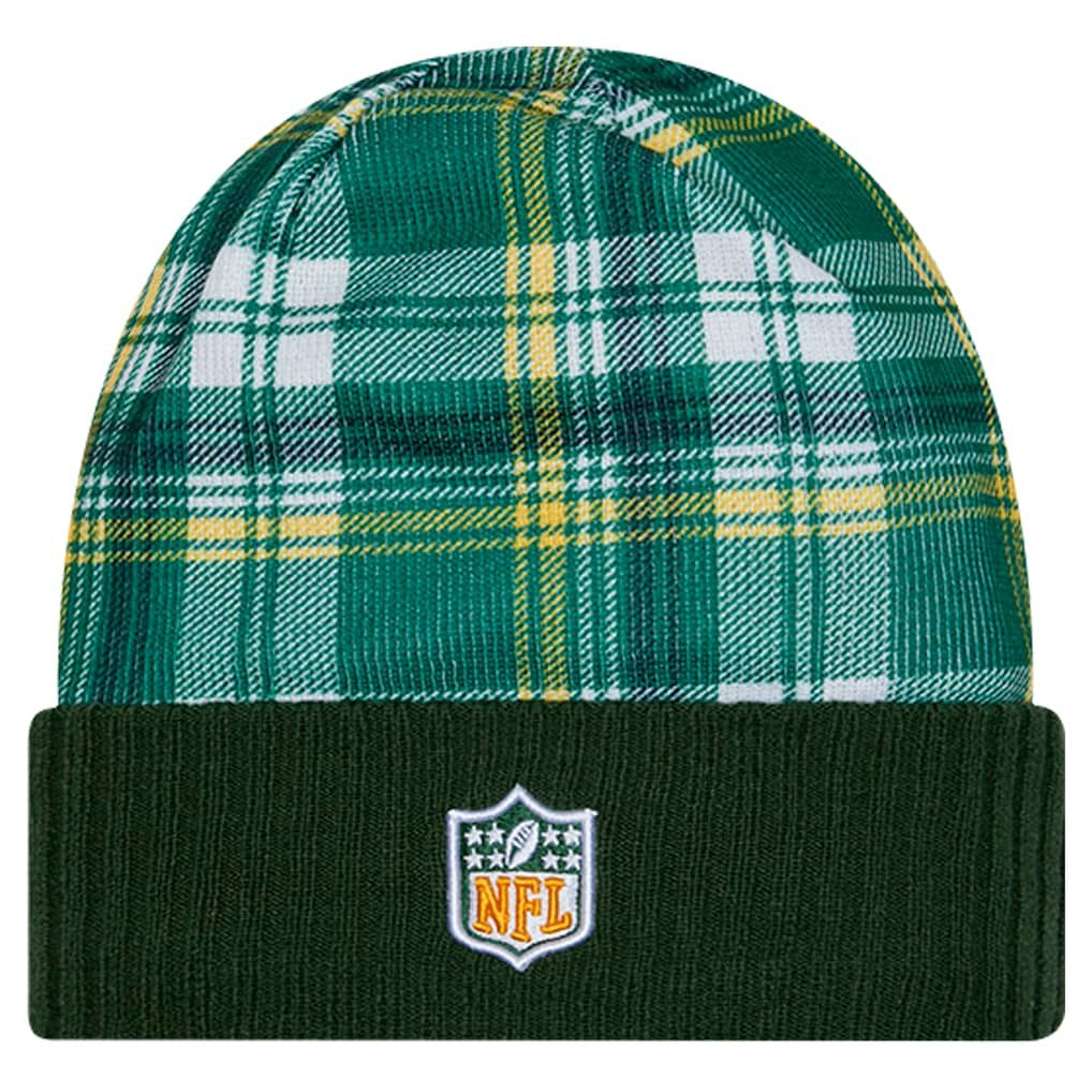 Green Bay Packers New Era Sideline Statement Cuffed Knit Hat - Green - NFL