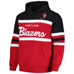 Mitchell & Ness Portland Trail Blazers Head Coach Pullover Hoodie Red/Black