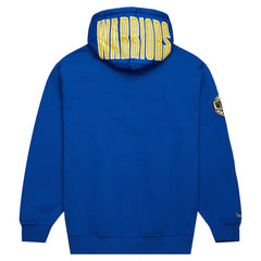 Mitchell & Ness Golden State Warriors Team OG 2.0 Vintage Logo Fleece Pullover Hoodie Royal