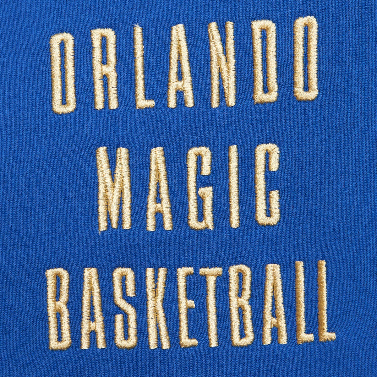 Mitchell & Ness Orlando Magic Team OG 2.0 Vintage Logo Fleece Pullover Hoodie Blue