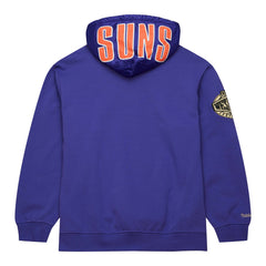 Mitchell & Ness Phoenix Suns Team OG 2.0 Vintage Logo Fleece Pullover Hoodie Purple