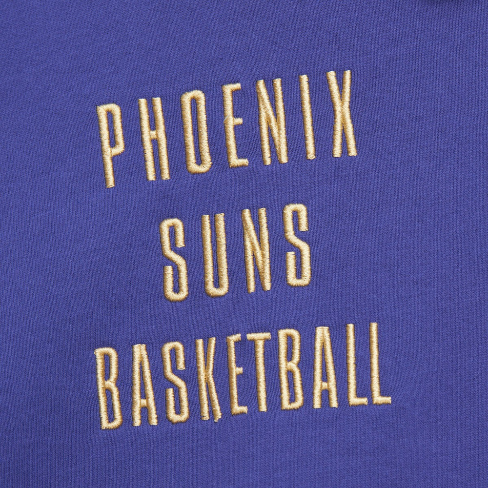 Mitchell & Ness Phoenix Suns Team OG 2.0 Vintage Logo Fleece Pullover Hoodie Purple