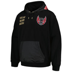 Mitchell & Ness Portland Trail Blazers Team OG 2.0 Vintage Logo Fleece Pullover Hoodie Black