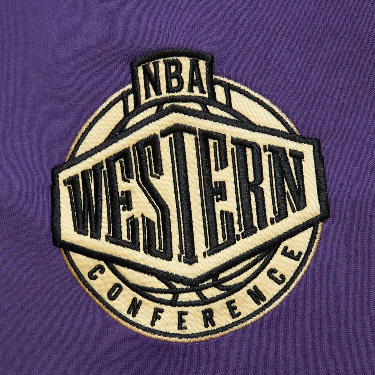 Mitchell & Ness Utah Jazz Team OG 2.0 Vintage Logo Fleece Pullover Hoodie Purple