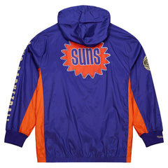 Mitchell & Ness Phoenix Suns Team OG 2.0 Vintage Logo Anorak Windbreaker Quarter-Zip Jacket Purple