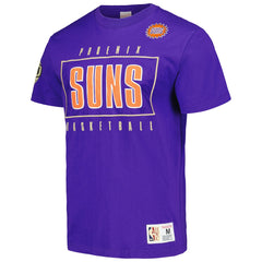 Mitchell & Ness Phoenix Suns Hardwood Classics Team OG 2.0 Premium Vintage Logo T-Shirt Purple