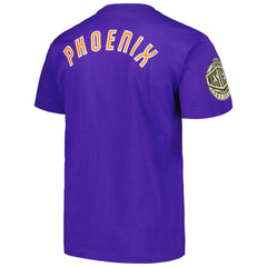 Mitchell & Ness Phoenix Suns Hardwood Classics Team OG 2.0 Premium Vintage Logo T-Shirt Purple