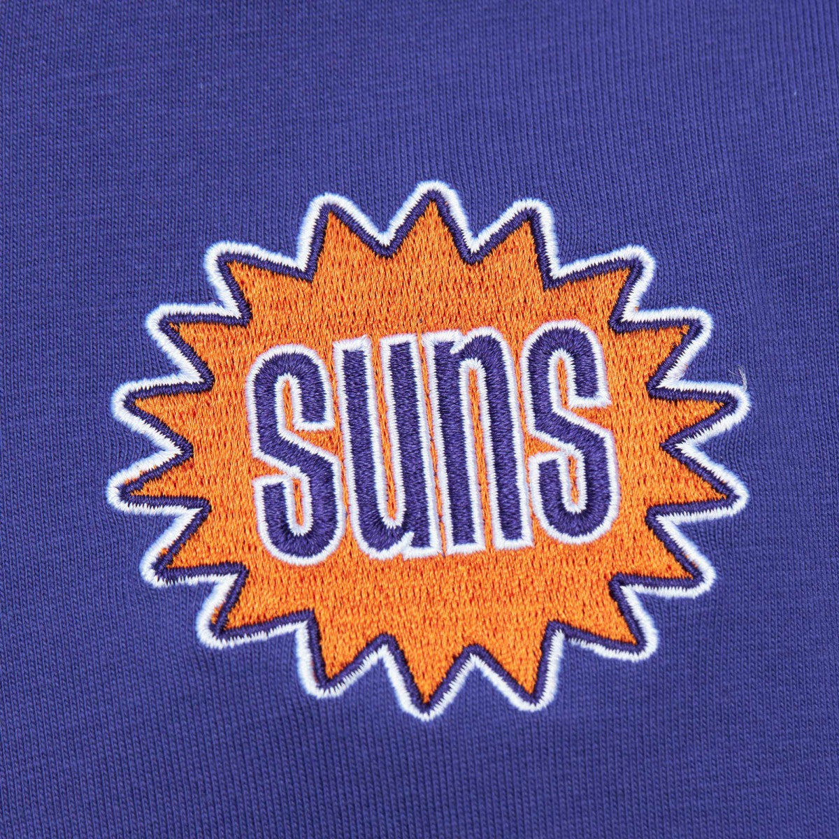 Mitchell & Ness Phoenix Suns Hardwood Classics Team OG 2.0 Premium Vintage Logo T-Shirt Purple