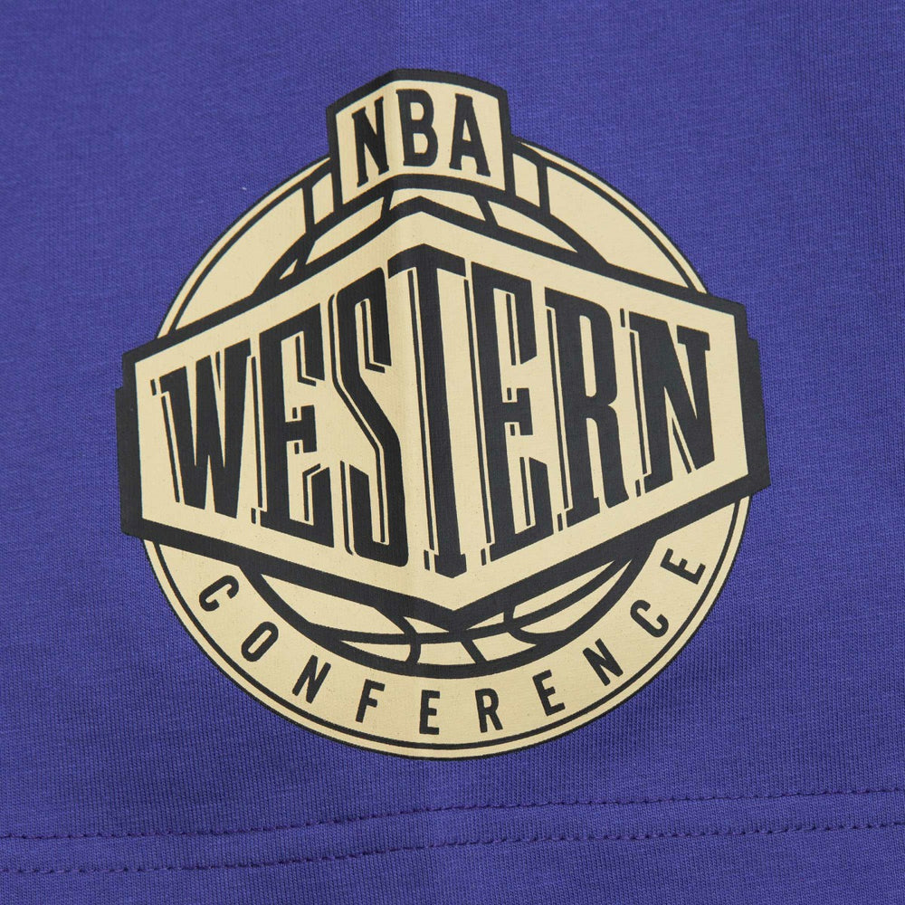 Mitchell & Ness Phoenix Suns Hardwood Classics Team OG 2.0 Premium Vintage Logo T-Shirt Purple
