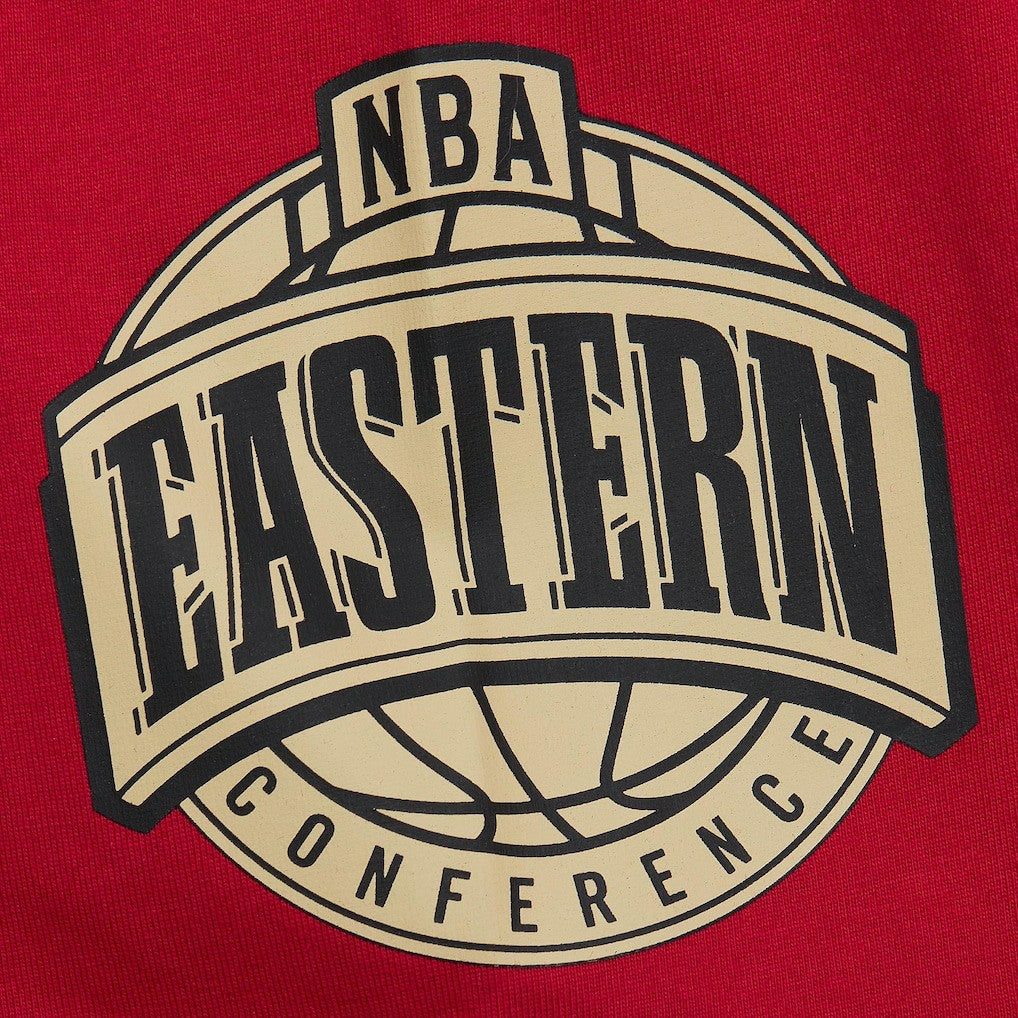 Mitchell & Ness Atlanta Hawks Hardwood Classics Team OG 2.0 Premium Vintage Logo T-Shirt Red