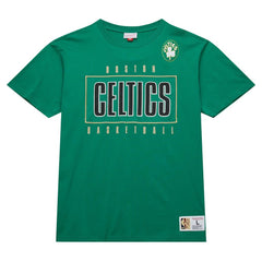 Mitchell & Ness Boston Celtics Hardwood Classics Team OG 2.0 Premium Vintage Logo T-Shirt Kelly Green