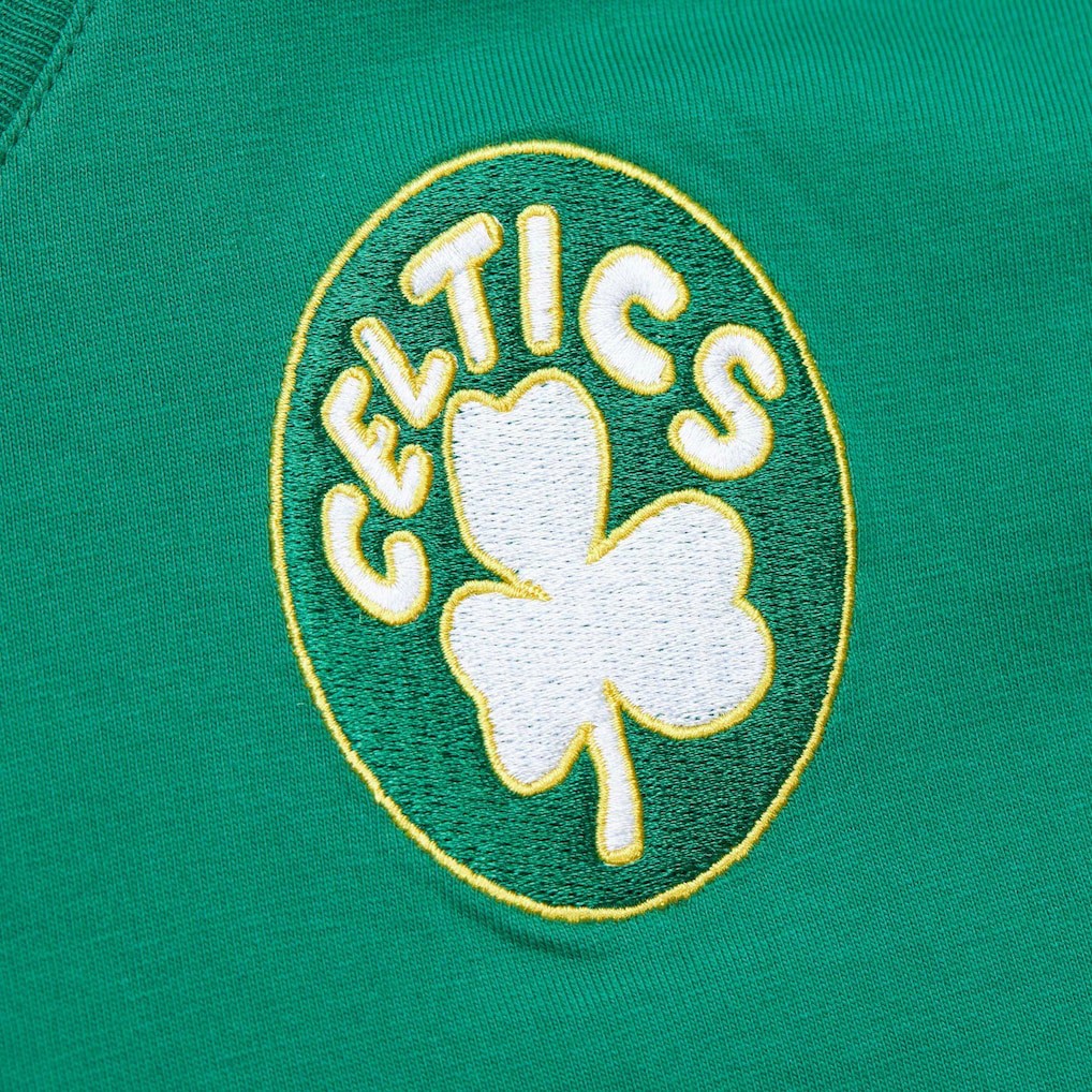 Mitchell & Ness Boston Celtics Hardwood Classics Team OG 2.0 Premium Vintage Logo T-Shirt Kelly Green