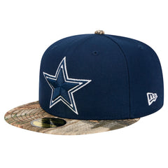 Dallas Cowboys New Era Active 59FIFTY Fitted Hat - Navy/Realtree Camo - NFL