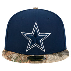 Dallas Cowboys New Era Active 59FIFTY Fitted Hat - Navy/Realtree Camo - NFL