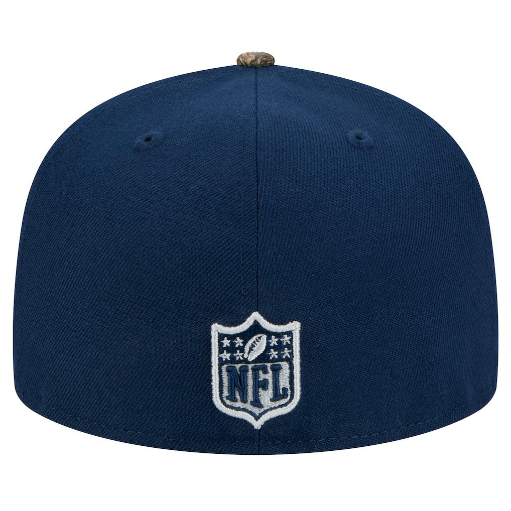Dallas Cowboys New Era Active 59FIFTY Fitted Hat - Navy/Realtree Camo - NFL