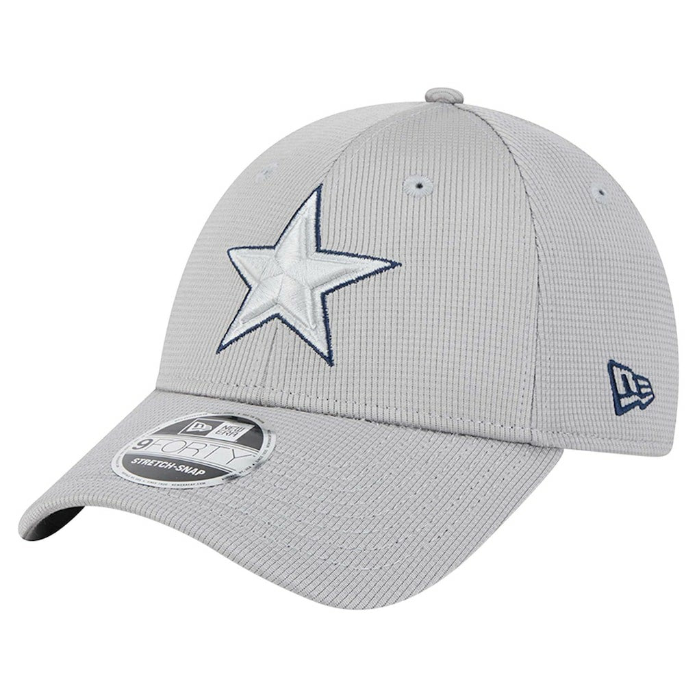 Dallas Cowboys New Era Male Adult Pivot 9FORTY Adjustable Hat - Gray - NFL