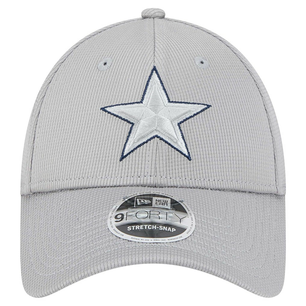 Dallas Cowboys New Era Male Adult Pivot 9FORTY Adjustable Hat - Gray - NFL