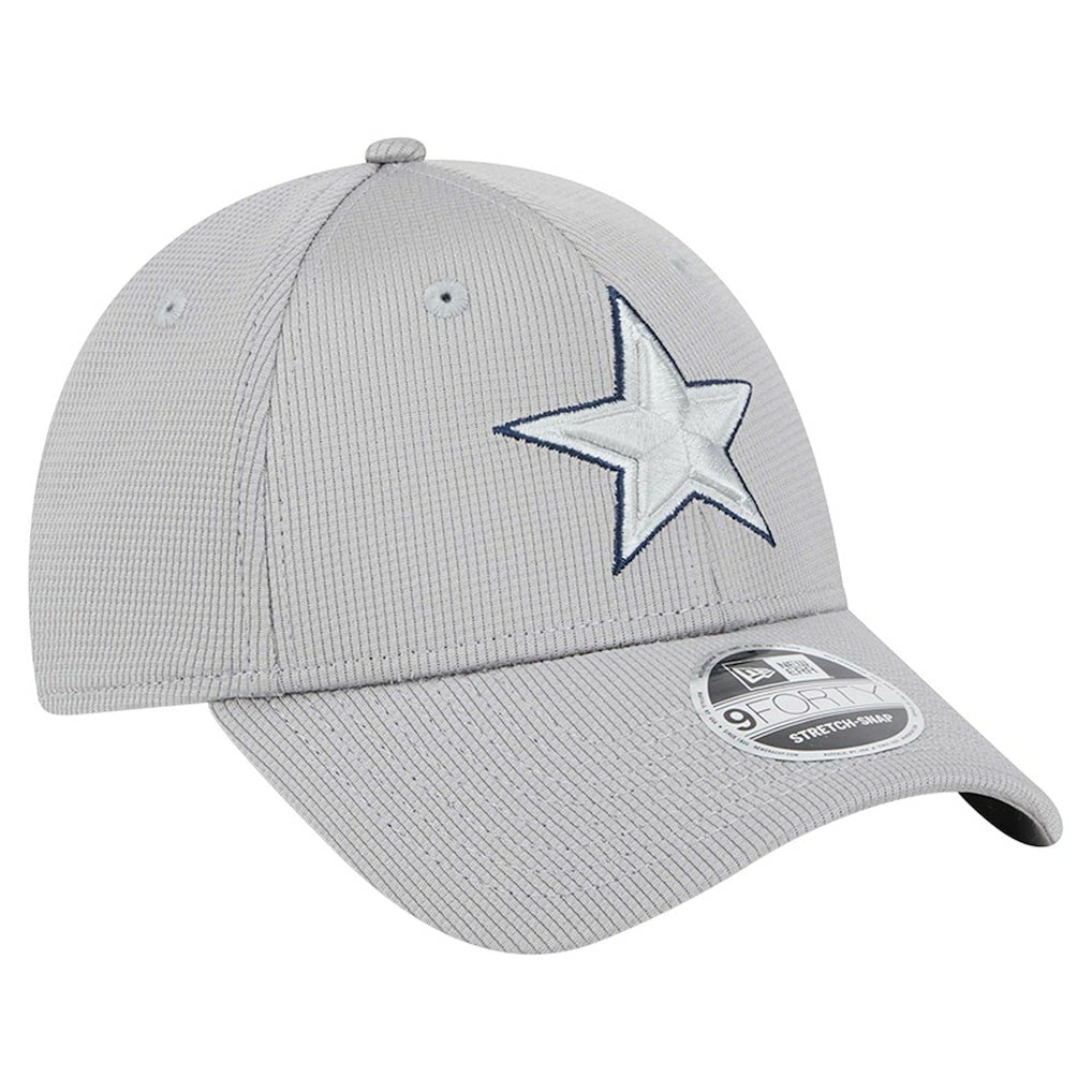 Dallas Cowboys New Era Male Adult Pivot 9FORTY Adjustable Hat - Gray - NFL