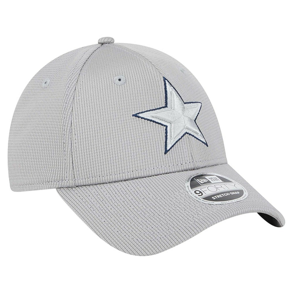 Dallas Cowboys New Era Male Adult Pivot 9FORTY Adjustable Hat - Gray - NFL