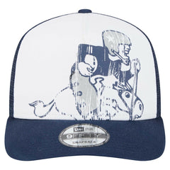 New Era Dallas Cowboys Distressed 9FIFTY A-Frame Snapback Hat - White/Navy - NFL