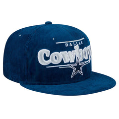 Dallas Cowboys New Era Display Corduroy 9FIFTY Snapback Hat - Navy - NFL