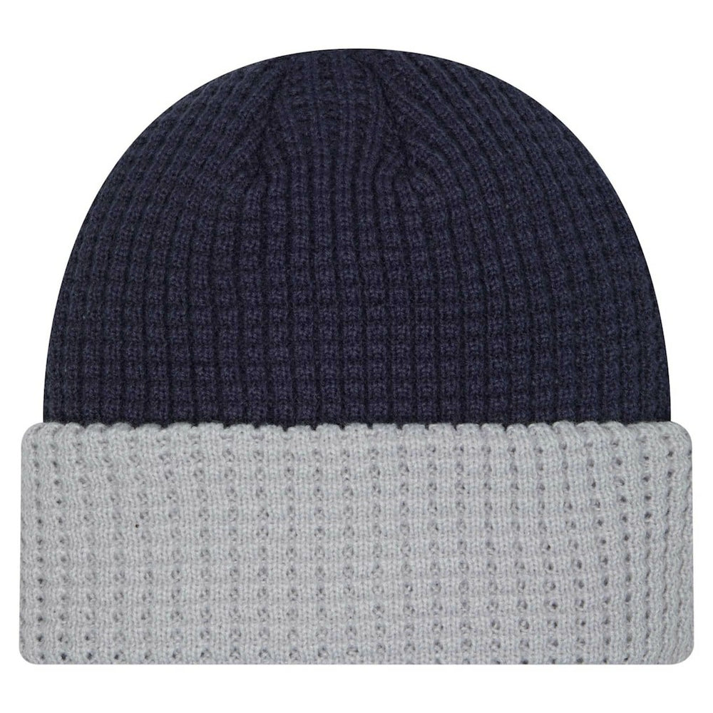 Dallas Cowboys New Era Waffled Cuffed Knit Hat - Navy - NFL