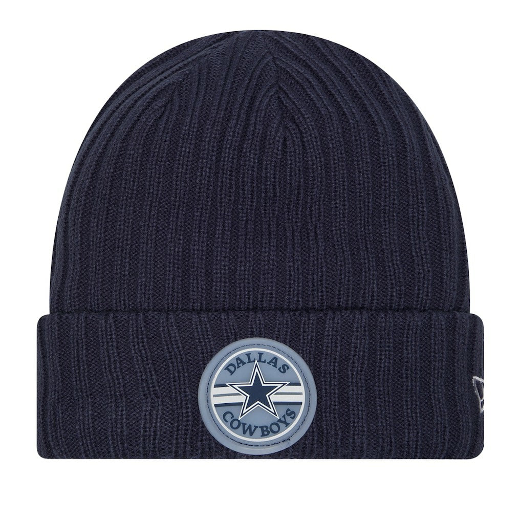 Dallas Cowboys New Era Sport Night Cuffed Knit Hat - Navy - NFL