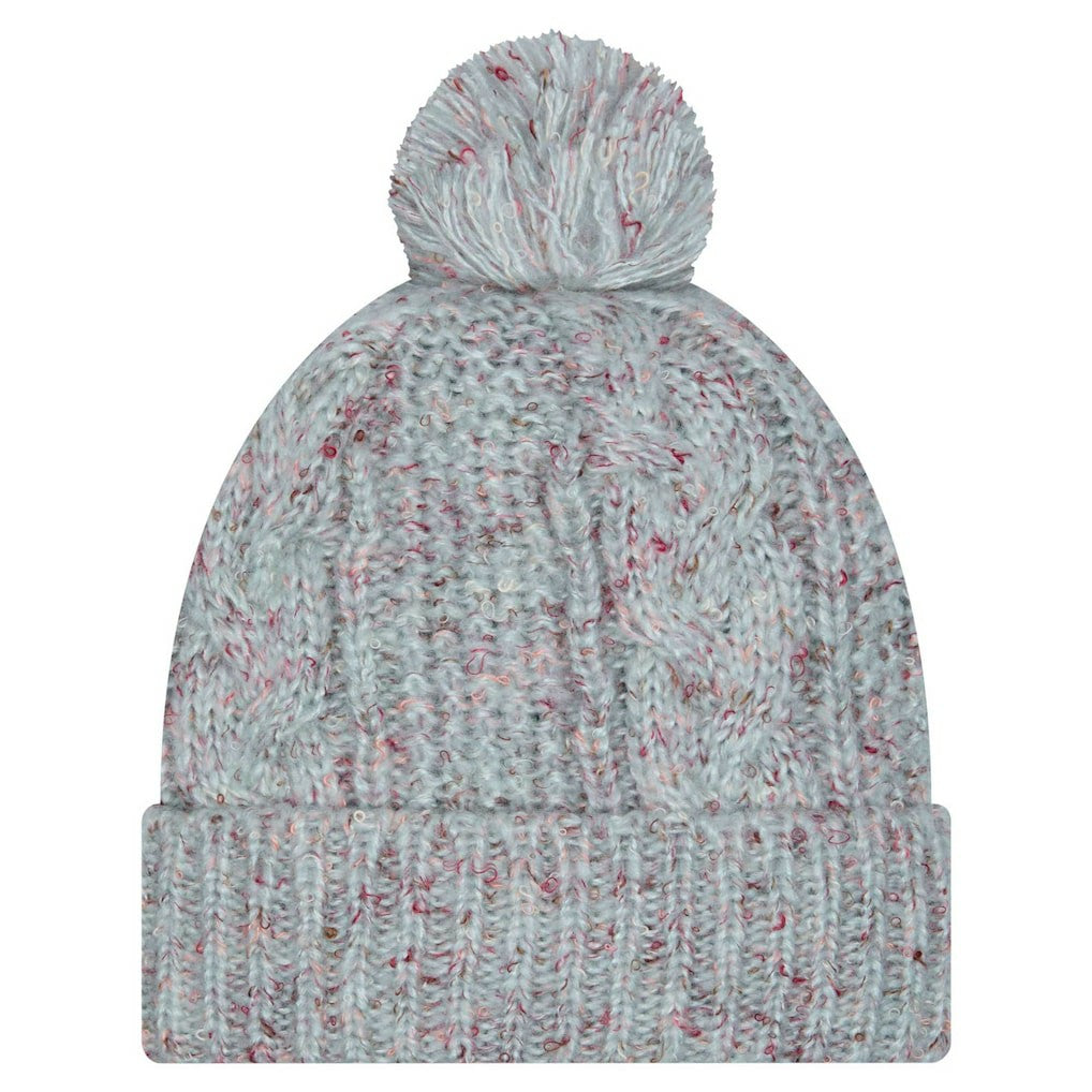 Dallas Cowboys New Era Women's Trendy Tone Cuffed Knit Hat with Pom - Blue - NFL