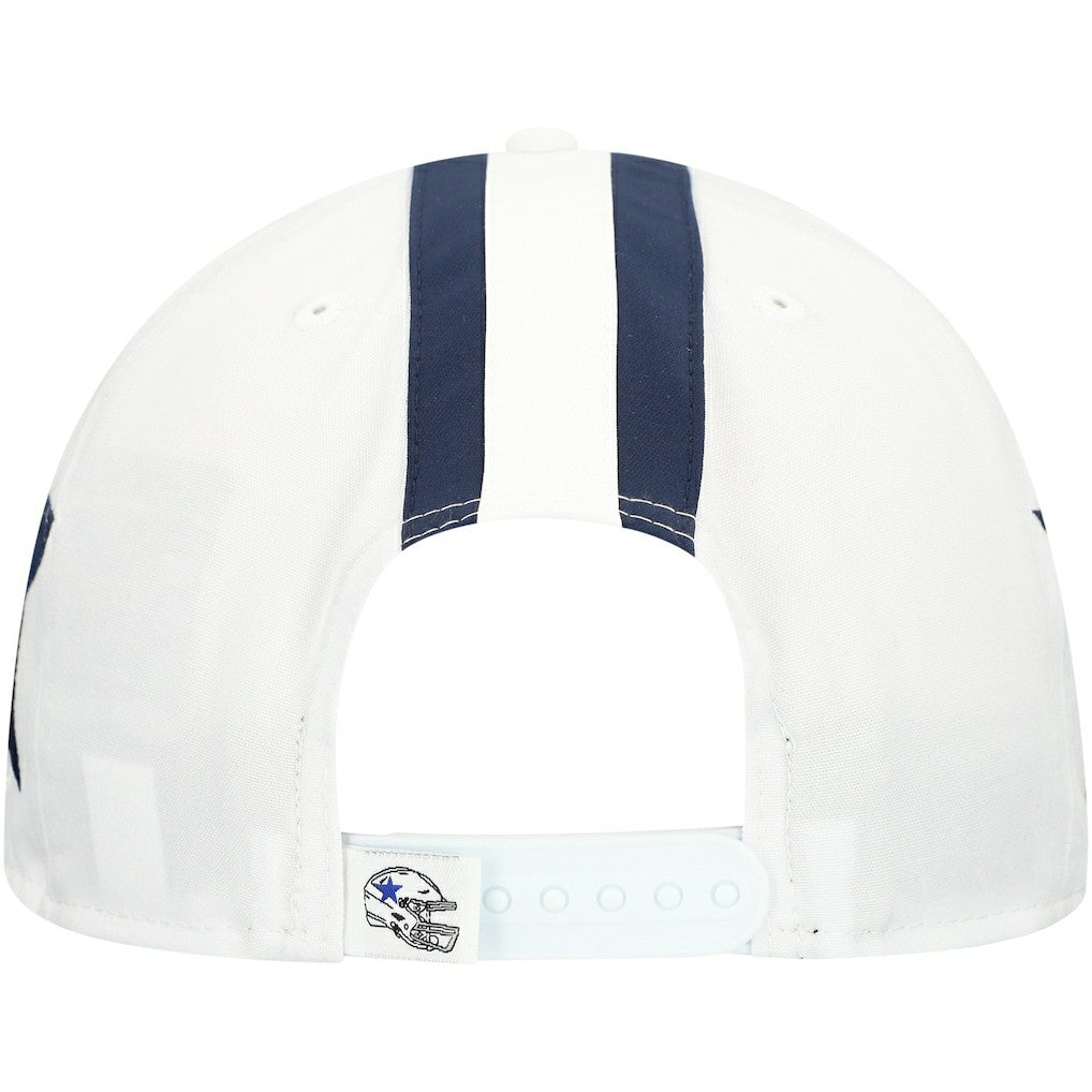 Dallas Cowboys New Era Helmet 9FIFTY Snapback Hat - White - NFL