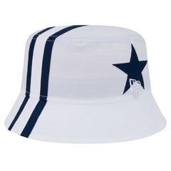 Dallas Cowboys New Era Helmet Bucket Hat - White - NFL
