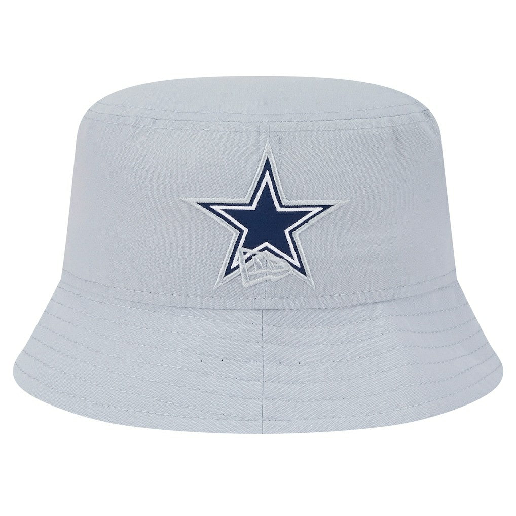 Dallas Cowboys New Era Helmet Bucket Hat - Gray - NFL