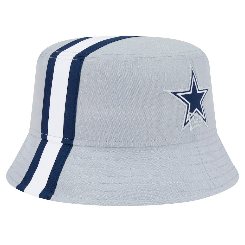 Dallas Cowboys New Era Helmet Bucket Hat - Gray - NFL
