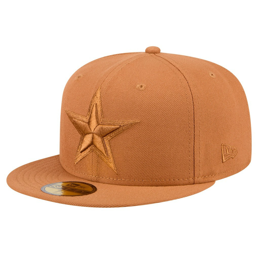 Dallas Cowboys New Era Tonal Color Pack 59FIFTY Fitted Hat - Brown - NFL