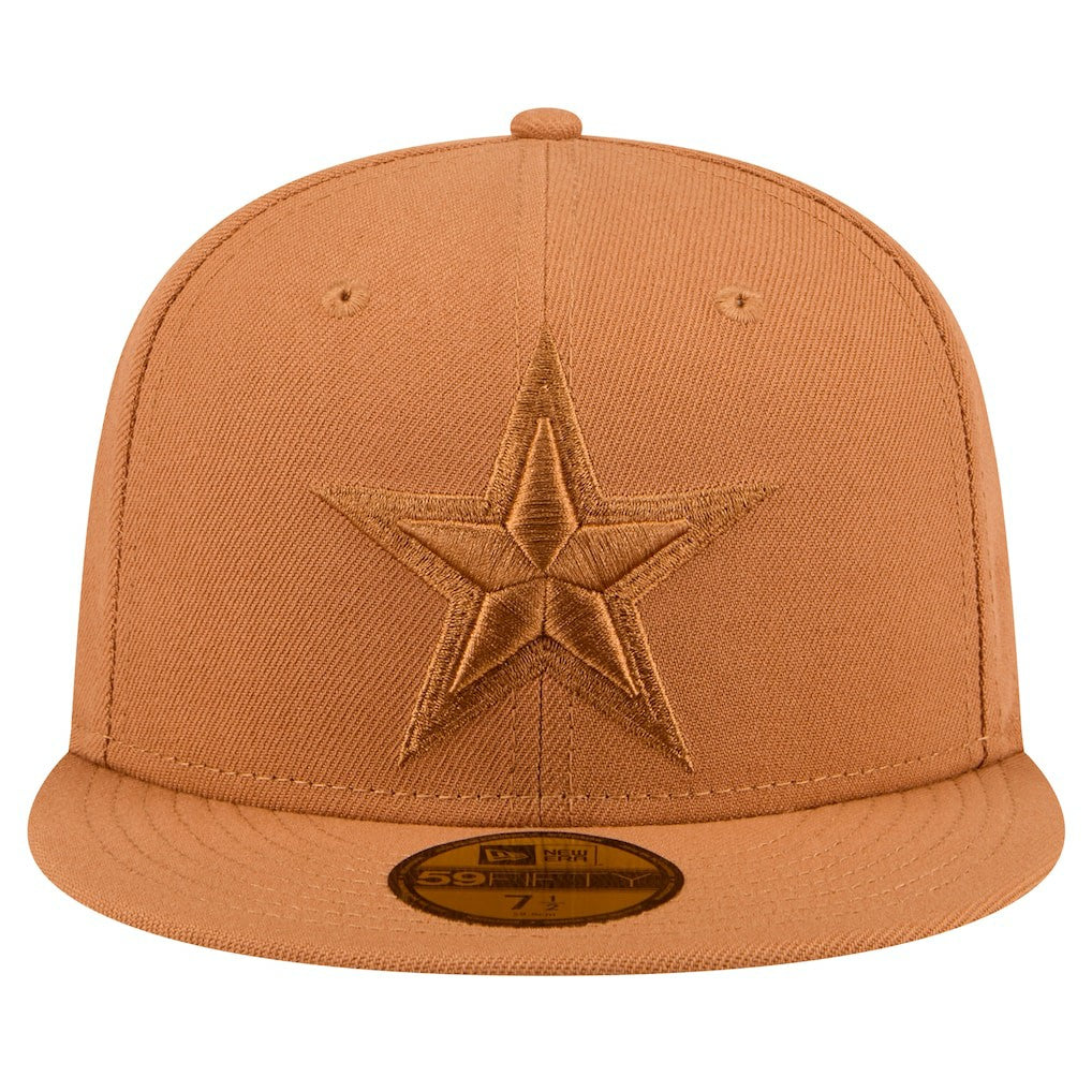Dallas Cowboys New Era Tonal Color Pack 59FIFTY Fitted Hat - Brown - NFL