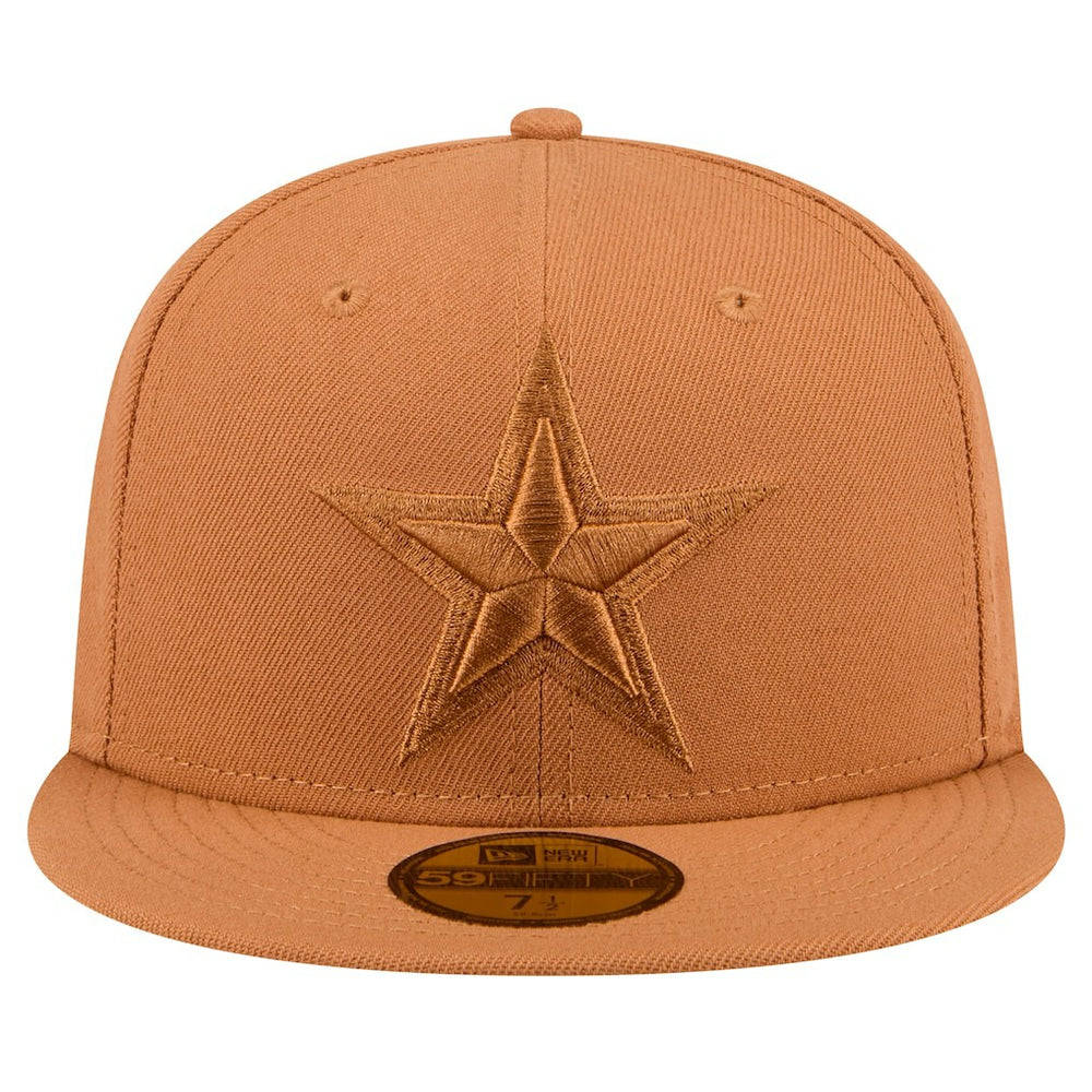 Dallas Cowboys New Era Tonal Color Pack 59FIFTY Fitted Hat - Brown - NFL