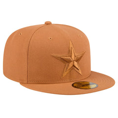 Dallas Cowboys New Era Tonal Color Pack 59FIFTY Fitted Hat - Brown - NFL