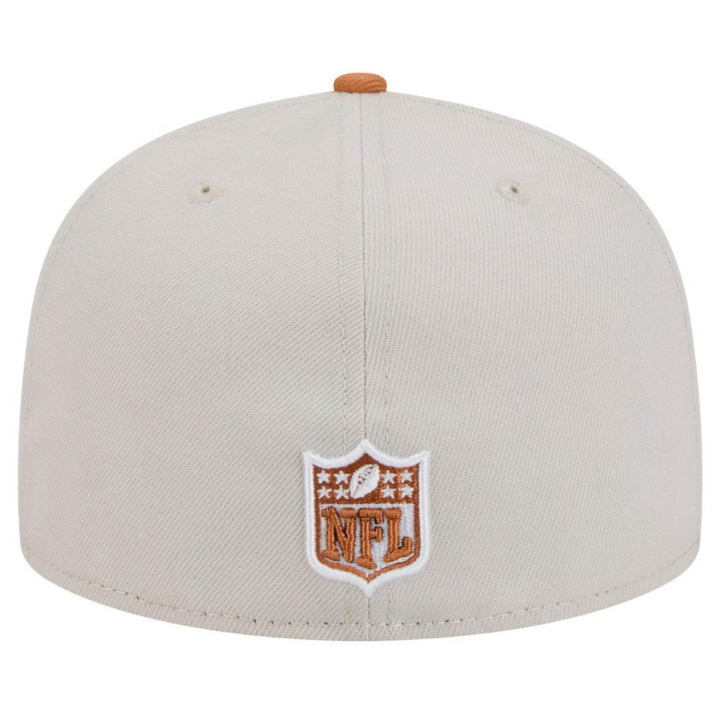 Dallas Cowboys New Era Two-Tone Color Pack 59FIFTY Fitted Hat - Stone/Brown - NFL