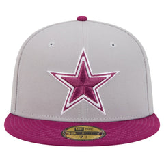 Dallas Cowboys New Era Two-Tone Color Pack 59FIFTY Fitted Hat - Gray/Purple - NFL