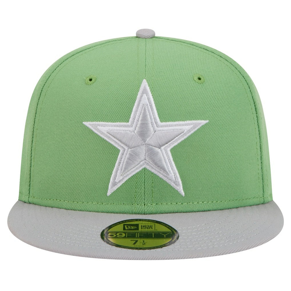 Dallas Cowboys New Era Two-Tone Color Pack 59FIFTY Fitted Hat - Green/Gray - NFL