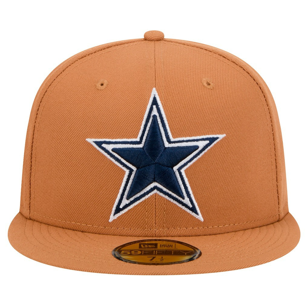 Dallas Cowboys New Era Color Pack Side Patch 59FIFTY Fitted Hat - Brown - NFL