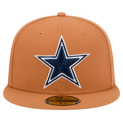 Dallas Cowboys New Era Color Pack Side Patch 59FIFTY Fitted Hat - Brown - NFL