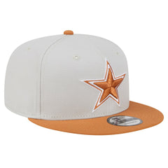 Dallas Cowboys New Era Two-Tone Color Pack 9FIFTY Snapback Hat - Stone/Brown - NFL