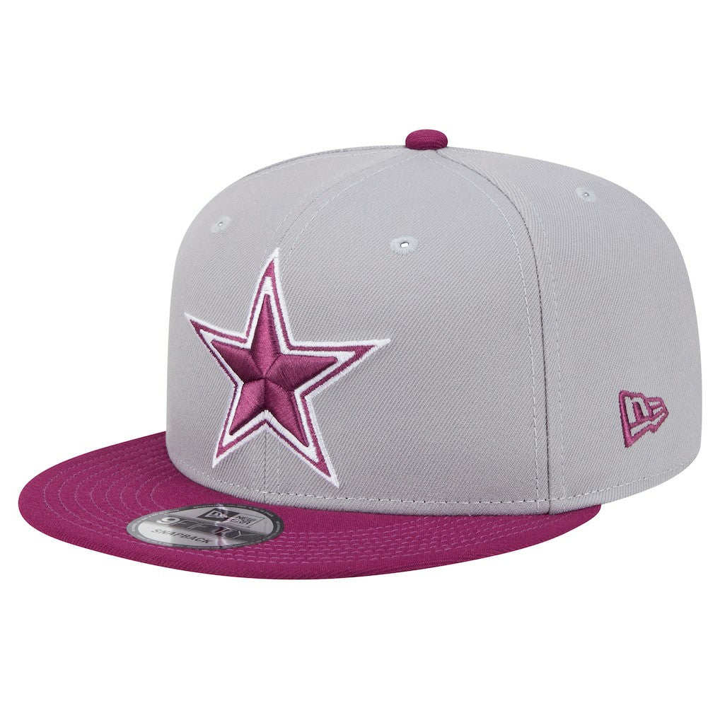 Dallas Cowboys New Era Two-Tone Color Pack 9FIFTY Snapback Hat - Gray - NFL