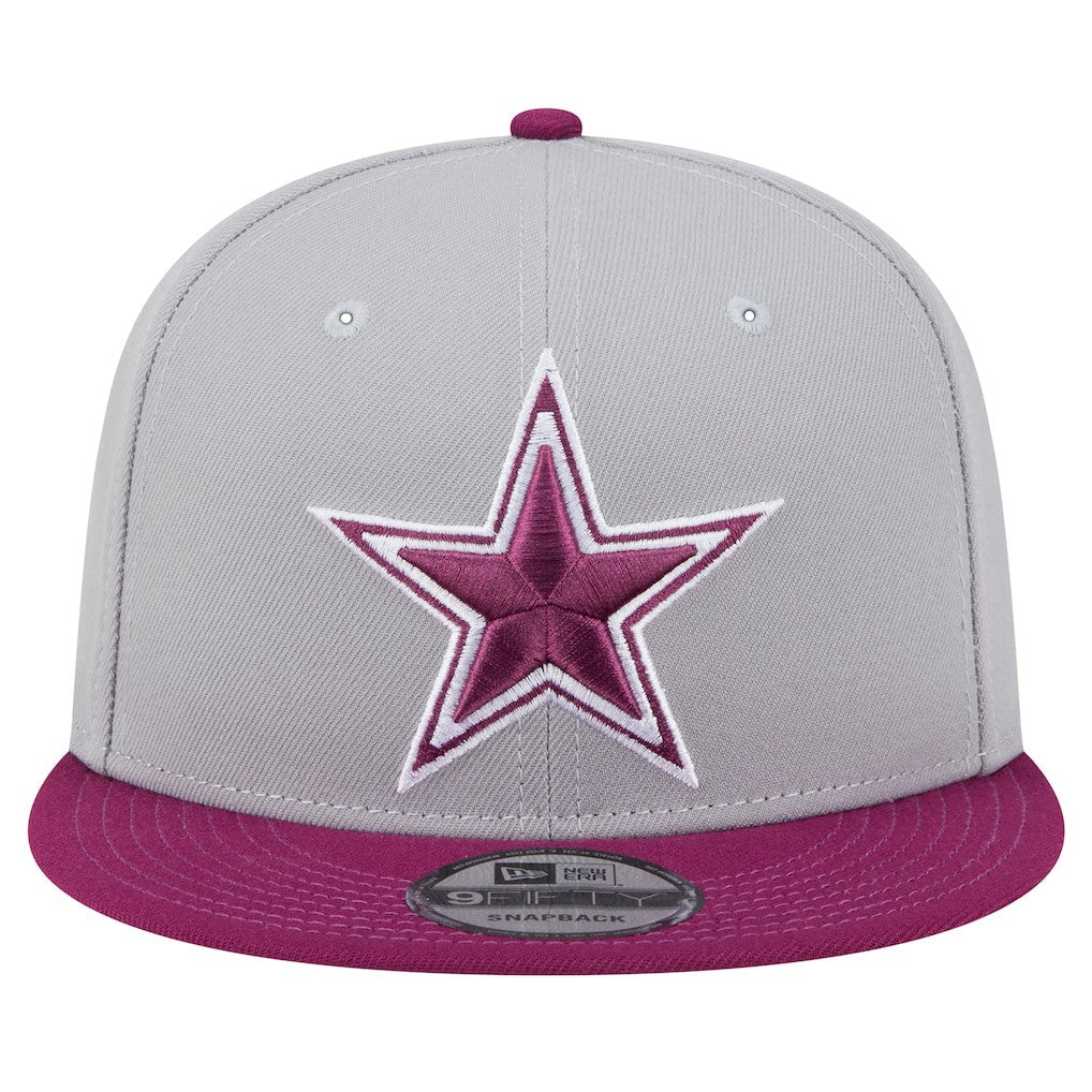 Dallas Cowboys New Era Two-Tone Color Pack 9FIFTY Snapback Hat - Gray - NFL