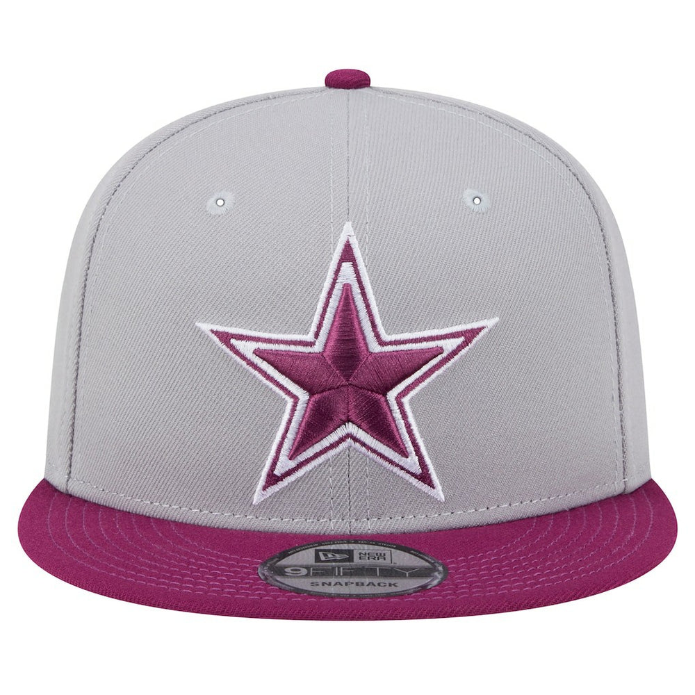 Dallas Cowboys New Era Two-Tone Color Pack 9FIFTY Snapback Hat - Gray - NFL