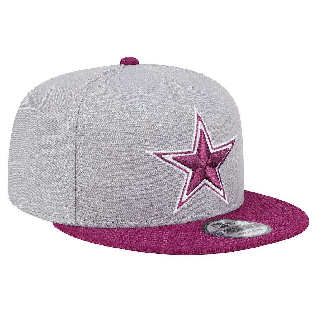 Dallas Cowboys New Era Two-Tone Color Pack 9FIFTY Snapback Hat - Gray - NFL
