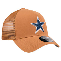 Dallas Cowboys New Era Color Pack Side Patch A-Frame 9FORTY Adjustable Hat - Brown - NFL