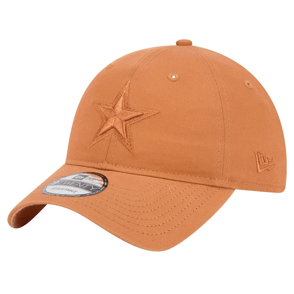 Dallas Cowboys New Era Tonal Color Pack 9TWENTY Adjustable Hat - Brown - NFL