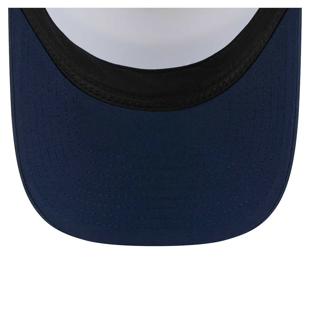 Dallas Cowboys New Era Youth Sport Night Color Block 9FORTY A-Frame Trucker Adjustable Hat - White/Navy - NFL