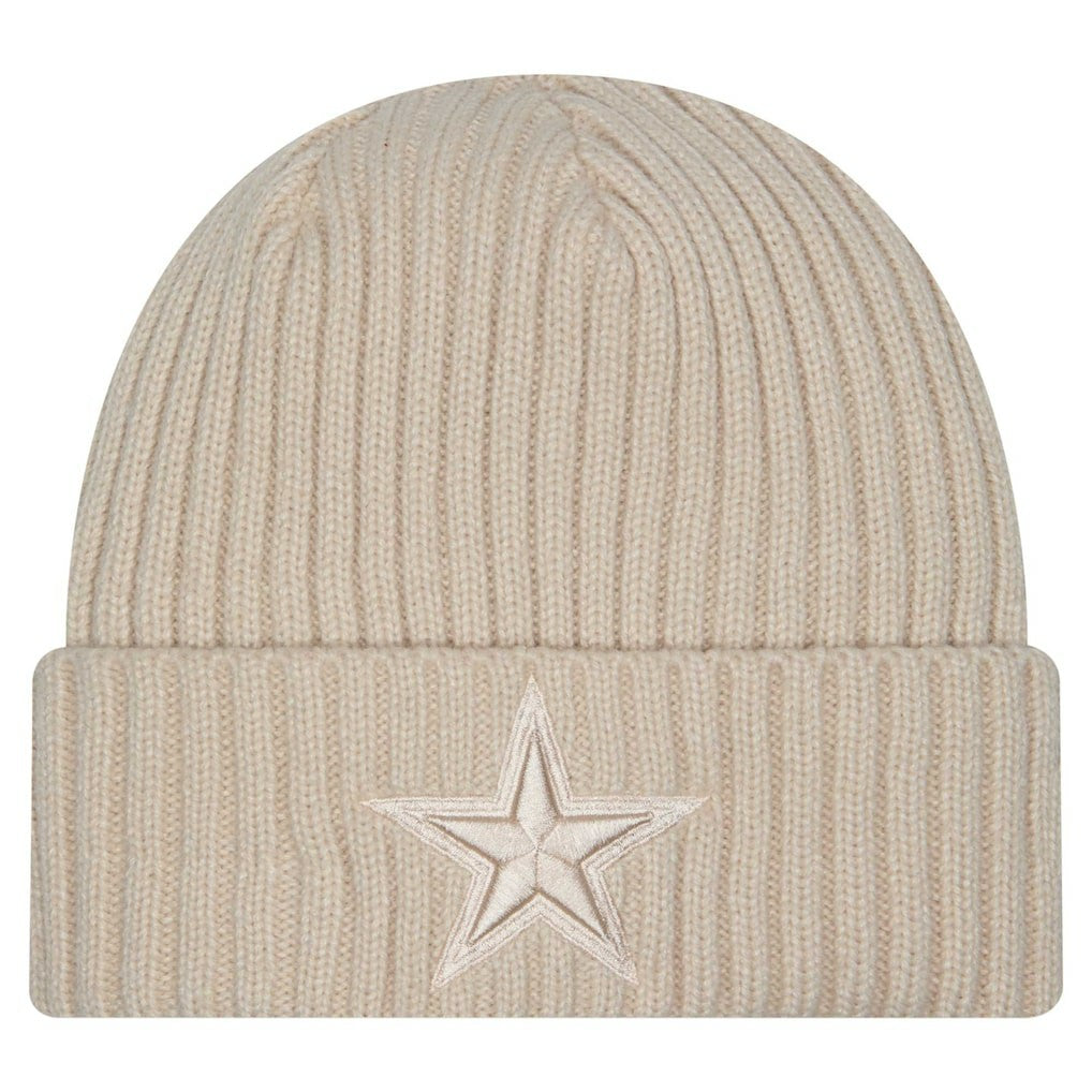 Dallas Cowboys New Era Color Pack Cuffed Knit Hat - Stone - NFL